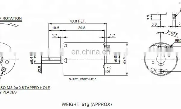 RF-370CA-11670 Brushed dc Micro Motor for Home Appliance and Motorized Toys photo-5