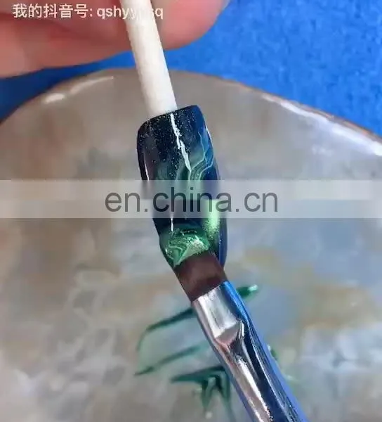 Queen Shining Beauty Nail Pen 3D Texture Nail Gel Polish Pen Nail Art Tool