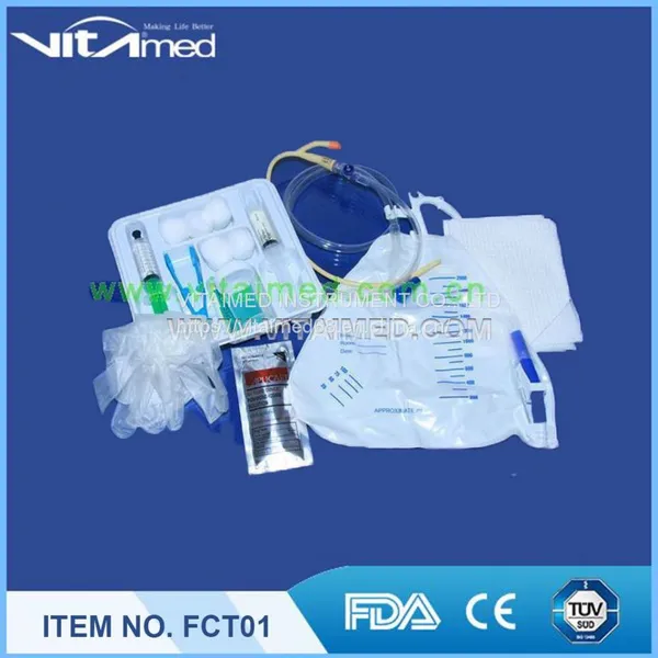 Foley Catheterization Tray FCT01 Urinary Catheterization Supplier Procedure Trays and Kits Foley Catheter Supplier