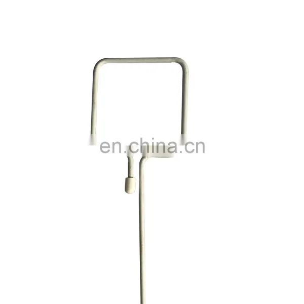 Elderly Aid Extra Long Handle Iron Metal Rubber Coated Toe Washer With 3 Pcs Cotton Covers photo-3