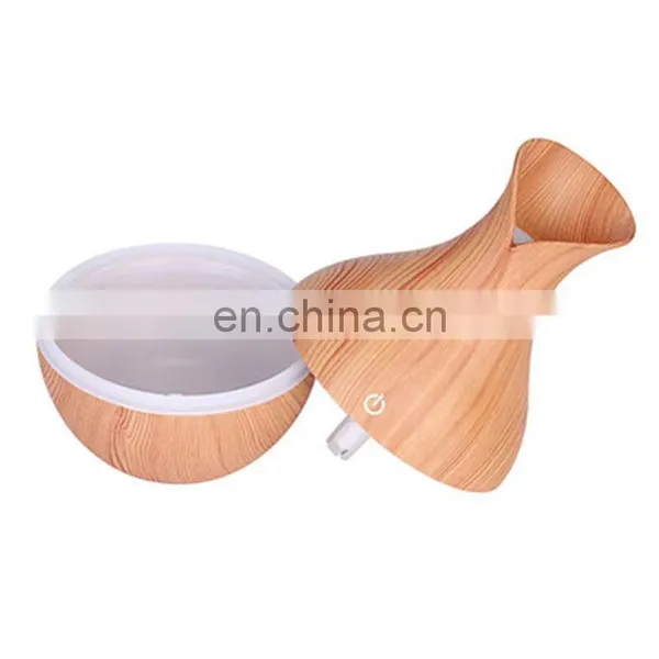 Home Appliance Custom Color Touch Switch and LED Strips Vase Shape Room Air Humidifier photo-3