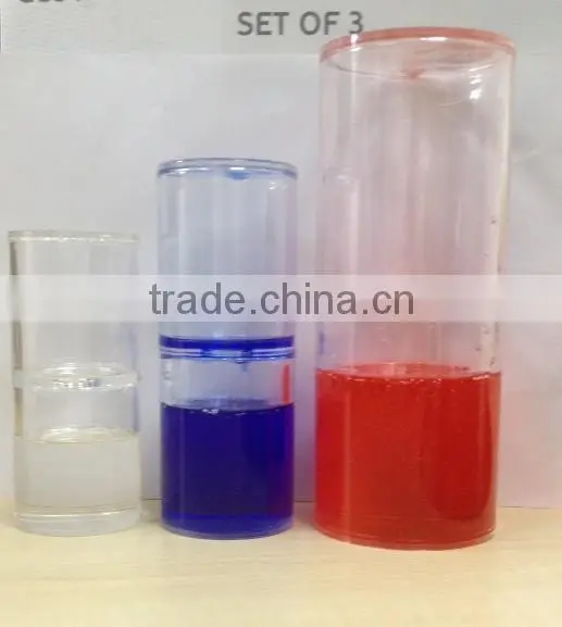 Wholesale Acrylic Sand Hourglass Liquid Oil Purple Timer photo-2