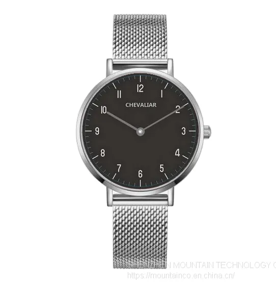 Stainless Steel Water Resistance Women Watches Man Quartz Ultrathin Watch photo-3