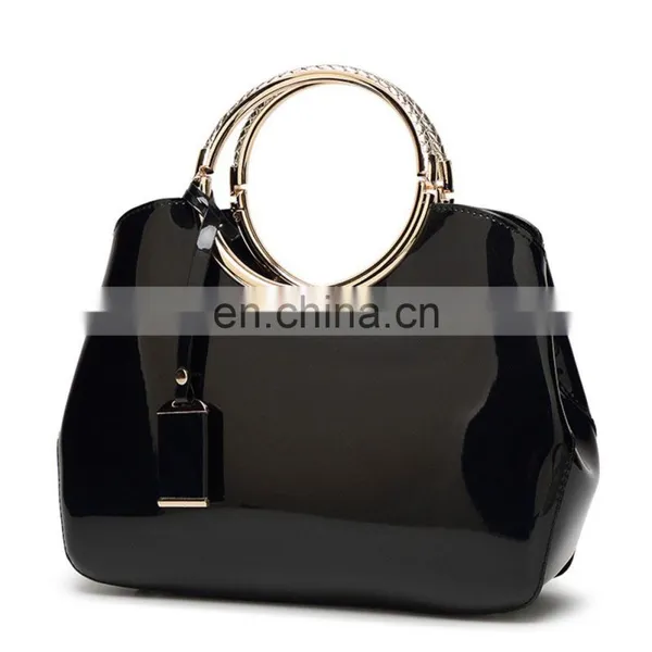 New Bright Lacquer Leather, Women's Bag Messenger Bag Handbag One Shoulder/ photo-3