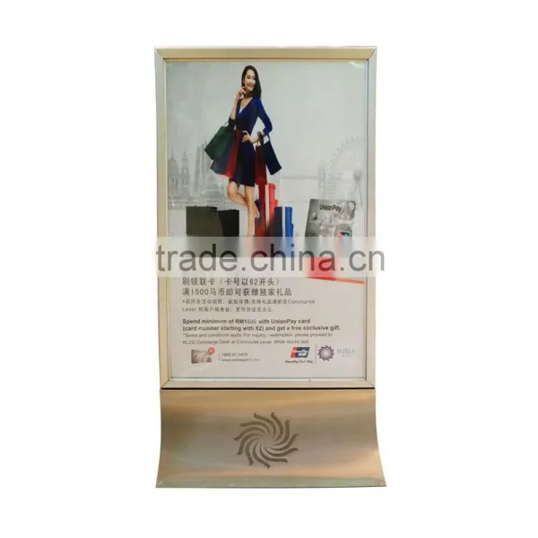 Top Quality Display Floor Stand-airport Advertising Display Boards-Pop Stand up Board photo-5