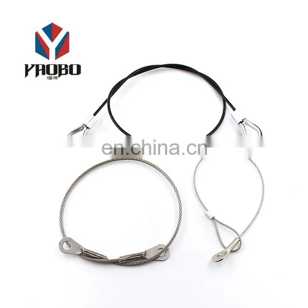 Exquisite Workmanship Keys Colored Stainless Steel Rope Thin Wire Key Ring With Screw photo-5