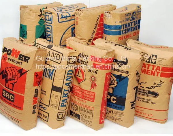Multiwall Kraft Paper Bags Pinch Bottom Bag Sacks PBOM Paper Bag for Flour