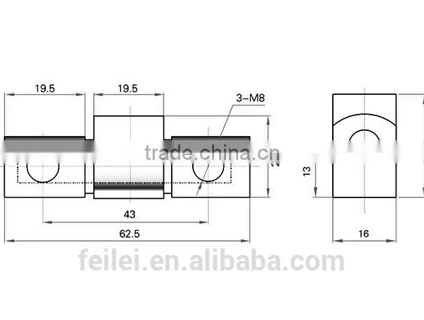 Zinc Plated Hinge With Metal Material photo-5