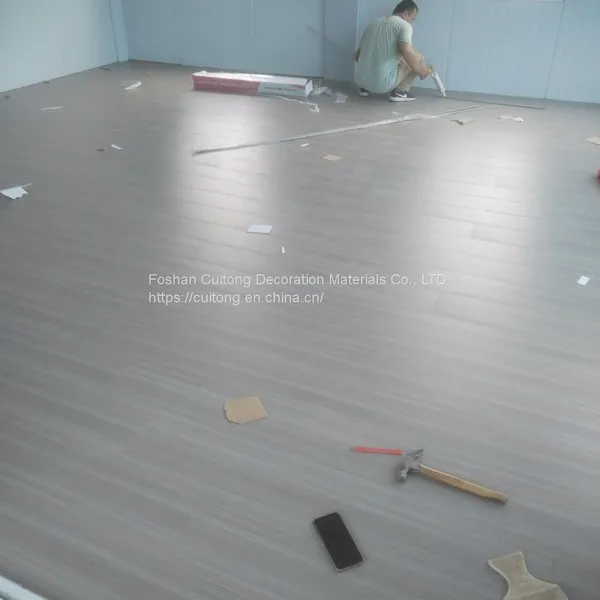 Light Steel House Reinforced Composite Floor Studio Studio Bridal Shop Wear-resistant MDF Wood Flooring photo-3