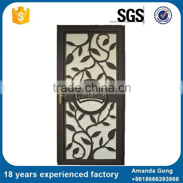 New Style And Cheap Wrough Decorative Iron Door Gate photo-3