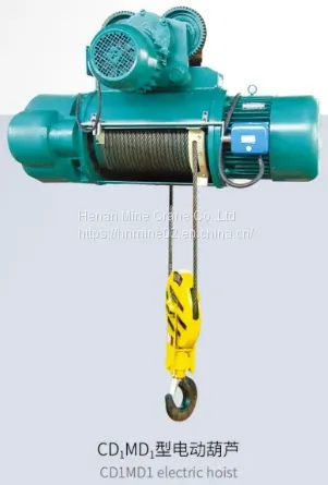 Electric Traveling Wire Rope Hoist A4 ISO 10 Ton for Sale Gearbox