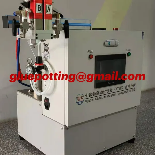 3 Axis Automatic Label Badge Two 2k Component Ccd Visual AB Glue Epoxy Resin Dispensing Mixing Potting Machine photo-4