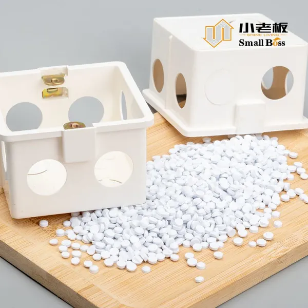 High Quality Drainage Plastic Pvc Pipe Water Fittings Tube Connector PVC Compound Pellets photo-6
