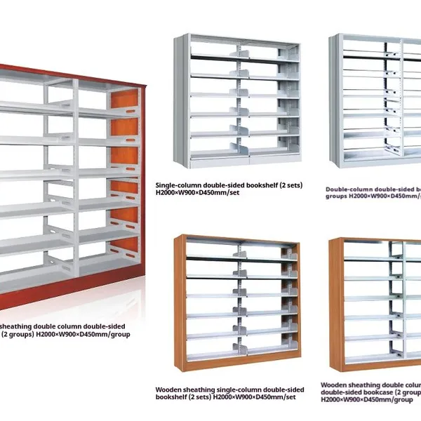 Retail Display Bookcase | HN-RC01 | Double Sided | Bookstop Design | Commercial Grade | Bookstore Shelving- OEM/ODM Factory photo-5