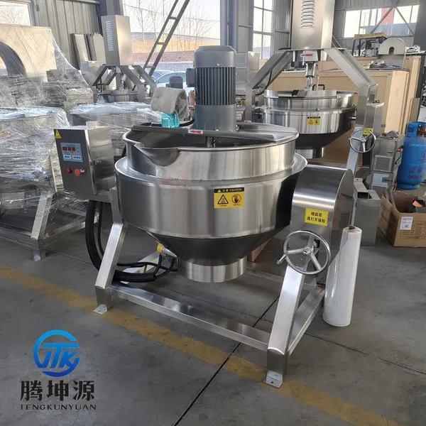 Jacketed Agitator Kettle With Tiltable Discharging for Syrup & Ointment