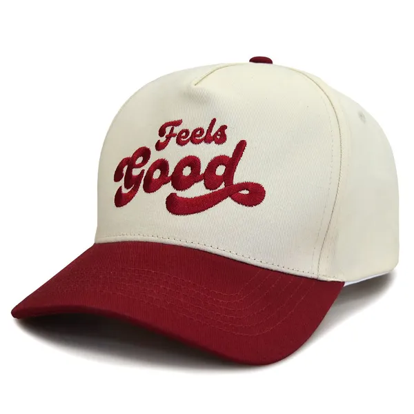 Premium 100% Cotton Baseball Caps Two Tone Available With High-Quality Embroidery Cap and Hats Wholesale photo-3