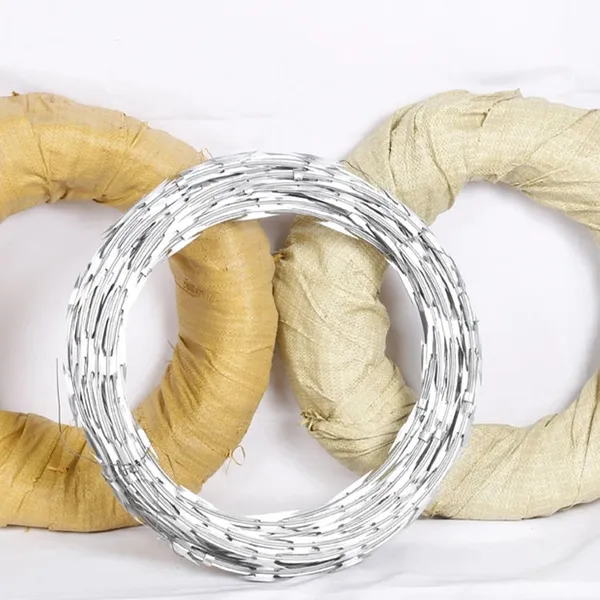 Wholesale Razor Barbed Wire Galvanized Security Razor Wire for Prison Fence photo-4