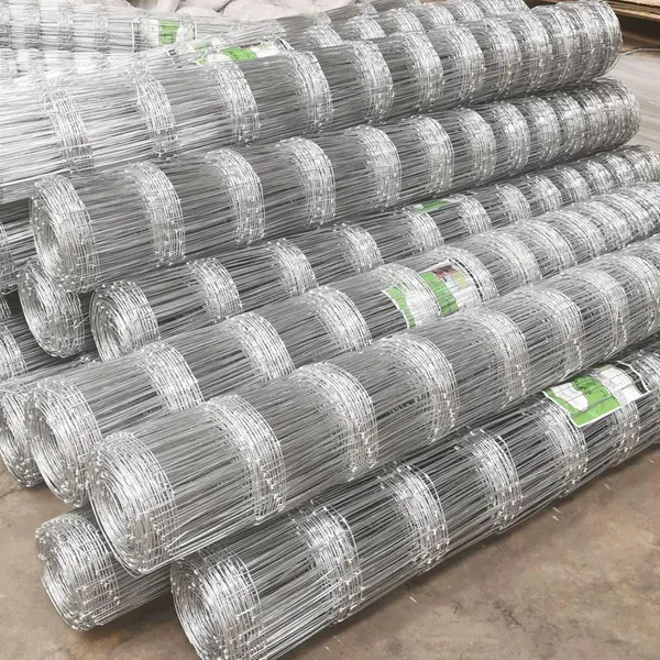 Easily Assembled Galvanized Metal Wire Mesh Fence Cattle Goats Livestock Woven Technique Grassland Farm Fencing Bending photo-5