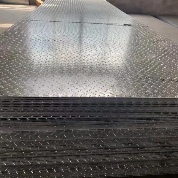 ASTM A36 Decoration Ss400 S235jr Hot Dipped Galvanized Chequered Checkered Steel Plate photo-4