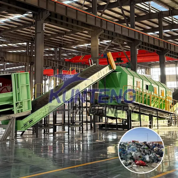 Large Scale Municipal Waste to Energy Project Organic Waste Processing Machine Automatic Waste Sorting System EPC