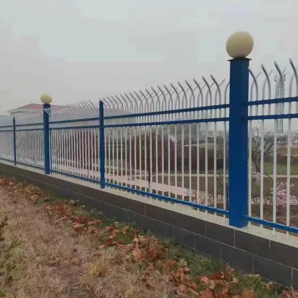 Zinc Steel Garden Fence Panels - Heavy Duty Durable Metal Fencing for Outdoor