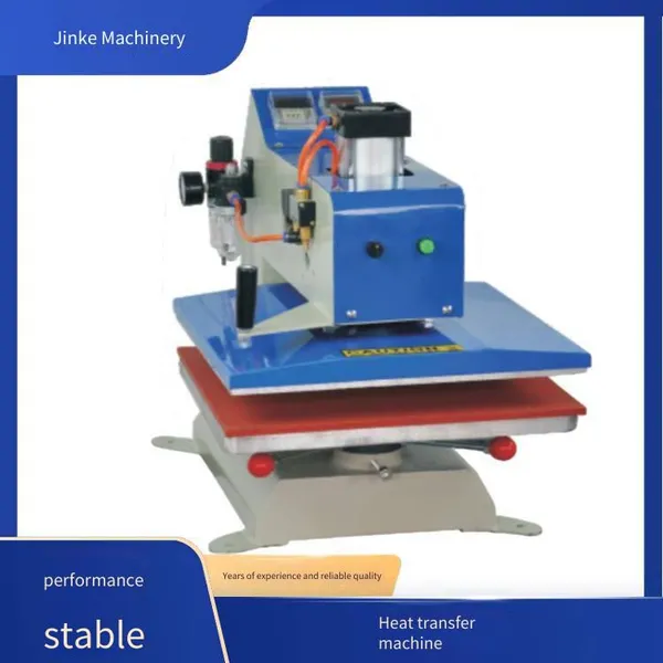 Jinke American Manual Pressed Head-shaking Heat Transfer Machine, Sublimation Machine With High Flexibility, Firm Coloring and Colorfast Under Rubbing