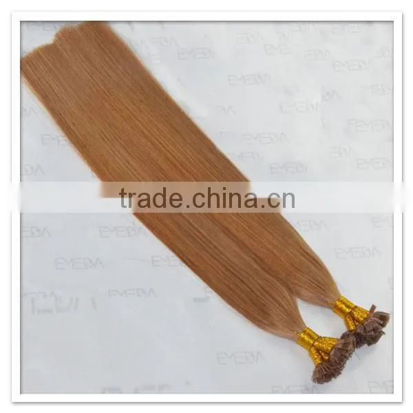 Wholesale European Flat Tipped Fusion Hair Extension Bun Hairpieces photo-3