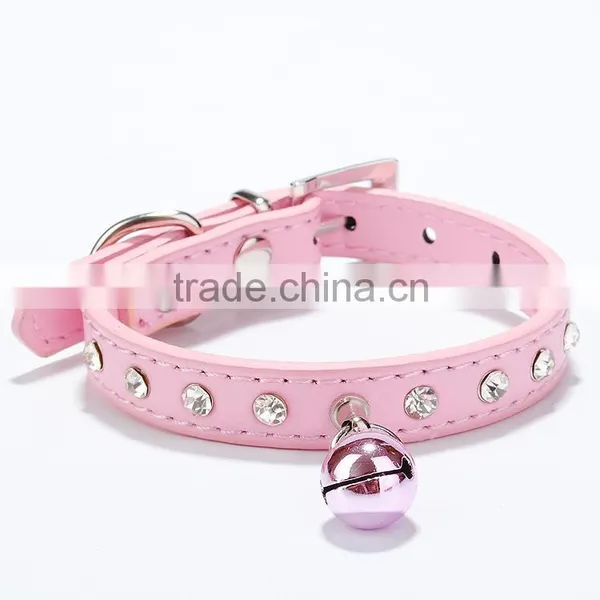 Cat Dog Chain Pet Supplies Single Diamond Bells Pet Collar photo-3
