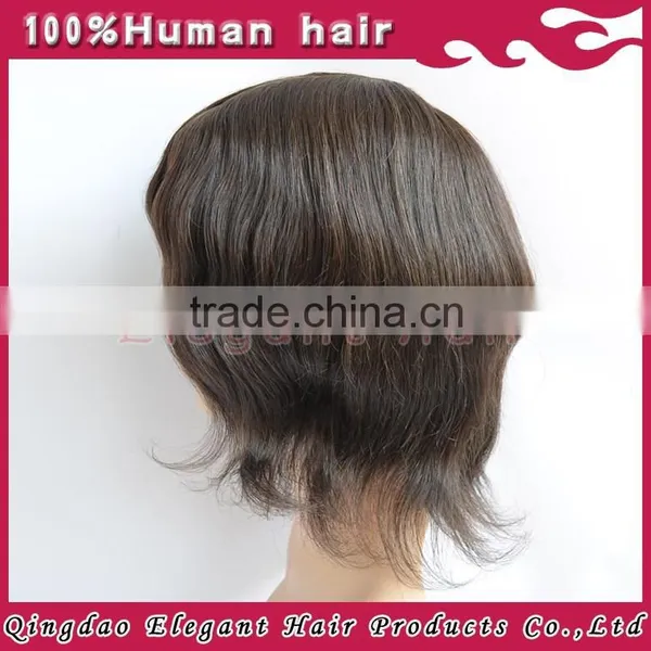 Natural Straightly Black Malaysian Remy Hair Thin Skin Full Lace Wigs photo-4