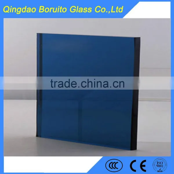 6mm Navy Blue green Lake Blue Reflective Glass photo-5