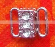 Bikini rhinestone front connector