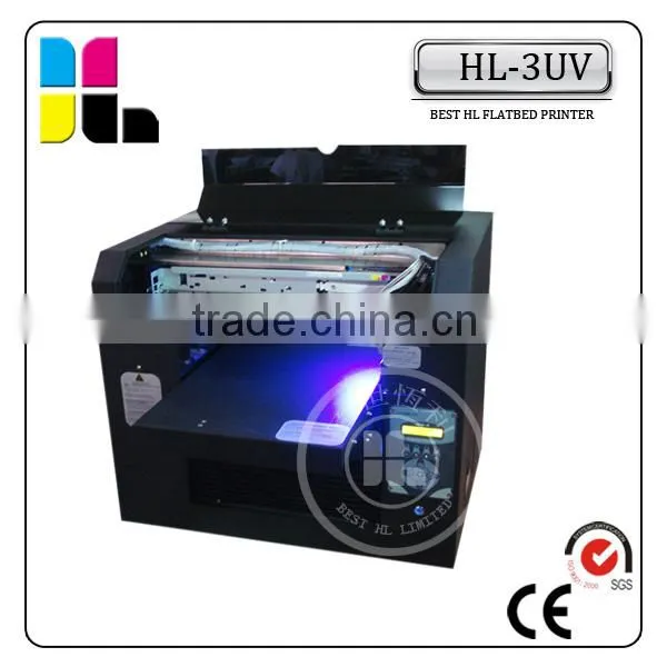 A3 Size UV Printer, UV Led Printer, UV Flatbed Bottle Printer