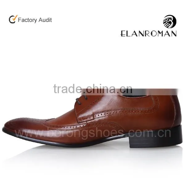 Fashion New Arrived Men Leather Dress Narrow Shoes Factory photo-4