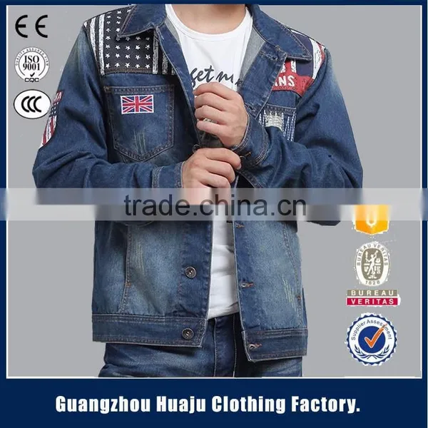 2016 New Design Fashion Women Slim Sleeve Cowboy Jean Jacket for Sale