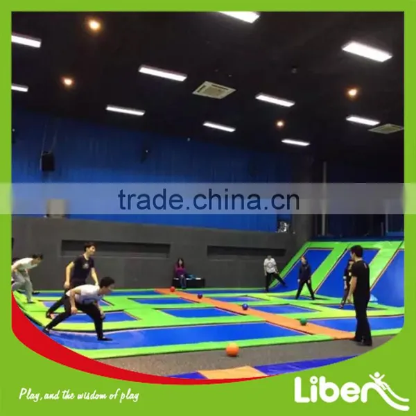With Spider Tower Blue Color Safe High Quality Big Commercial Trampoline For Adults Indoor Trampoline Park photo-3