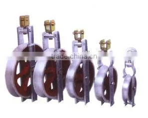 Small Diameter Wire Releasing Pulley Block or