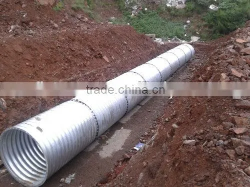 Corrugated Steel Pipes, Corrugated Metal Culverts for Combined Sewer Overflow photo-3