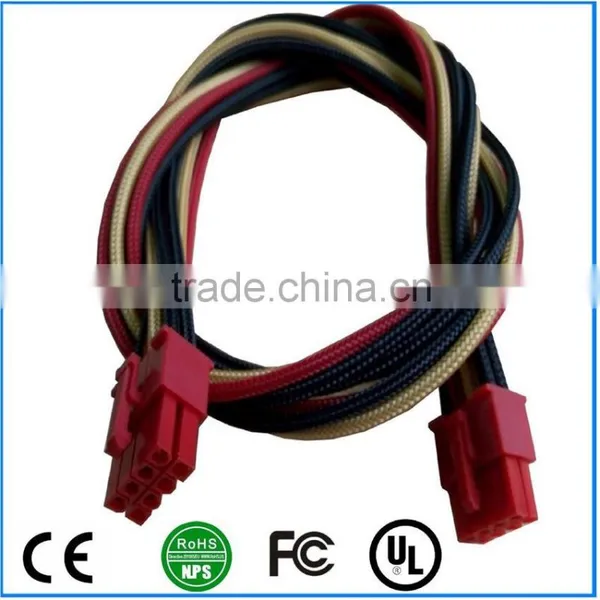 Bicolor ATX 8 Pin CPU Power Adapter Extension Cable Internal PC PSU Power Extension Cable PCB photo-3