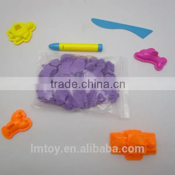 Dark Shining Soft Moving Sand With Light Pen ,cookies ,car,castle & Cake Style photo-5