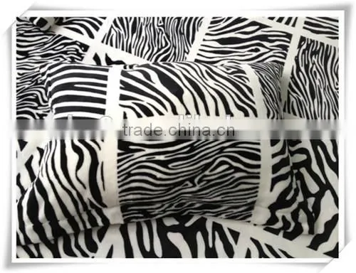 3 Pcs 100% Polyester Flannel/coral Fleece Blanket/throw With Zebra Pattern photo-2