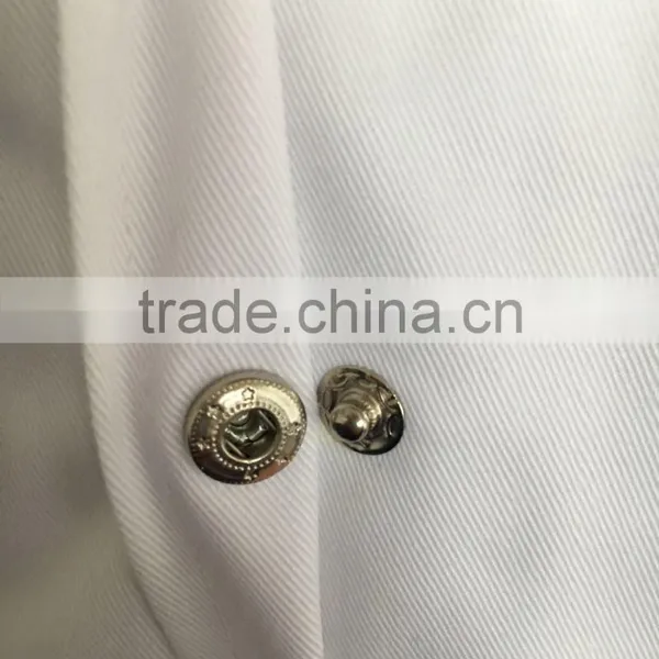 Unisex White Lab Coat With Knit Cuffs photo-5