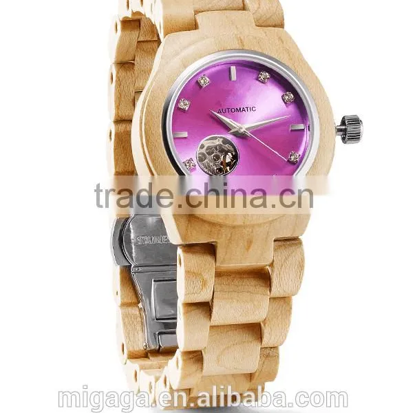 Best Selling 2016 Lovers Wooden Watch for Men Bamboo Women Wristwatch photo-4