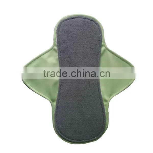 Washable Reusable Heathy Natural Charcoal Bamboo Women Using Sanitary Pads photo-4
