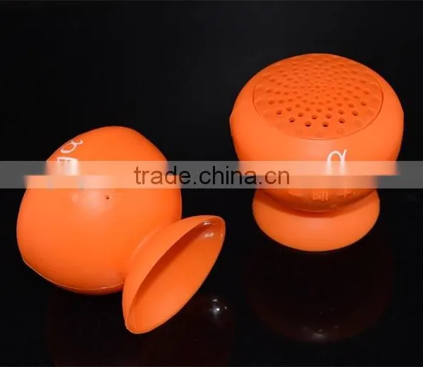 Silicon Mini Handfree Stereo Bluetooth Wireless Sucker Speaker for Mobile Phone photo-2