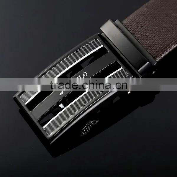 Factory Wholesale Fashion Automatic Buckle Genuine Leather Belt For Man photo-3