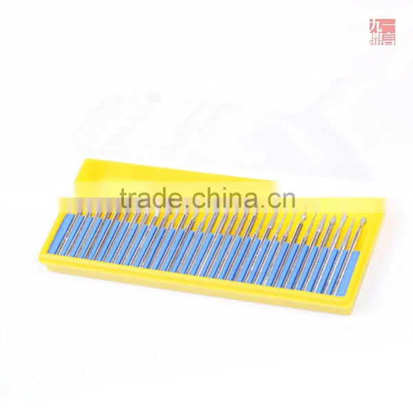 Wholesale Diamond Grinding Needle Diamond Drill Bit Sharpener Burr Set For Rotary Tool photo-4