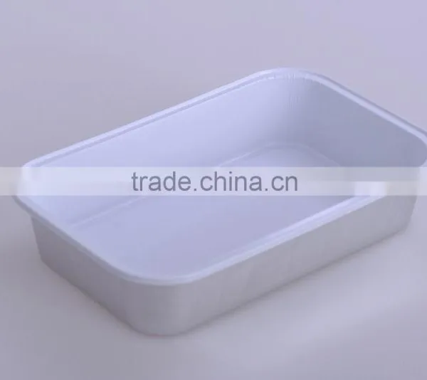Environmental Rectangular Disposable Airline Aluminum Foil Catering Boxes Aluminium Food Containers Food Catering Containers