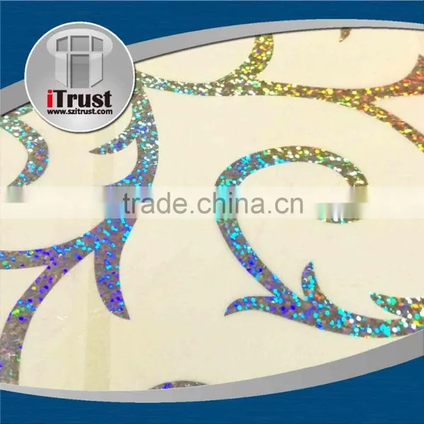 Cheap Customer Seamless Rainbow Window Filmand Holographic Plastic Film Bopp Film for Lamination photo-4