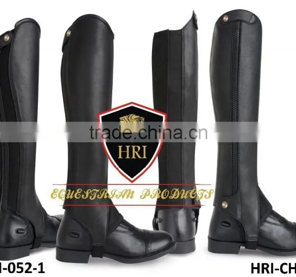 Natural Leather Half Chaps&Gaiters / Horse Riding Geniun Leather Half Chaps / Horse Riding Natural Leather Half Chaps/Gaiters