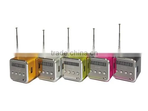 Portable Mini Digital MP3 Player FM Radio Card Reader Speaker photo-3